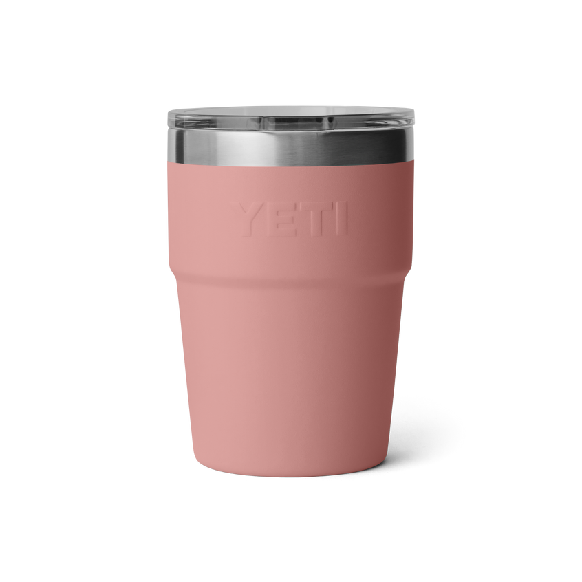 YETI Rambler® Tazza impilabile da 16 oz (473 ml) Sandstone Pink