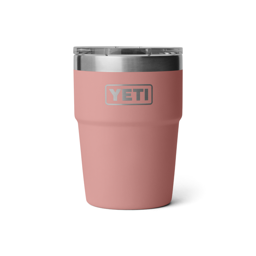 YETI Rambler® Tazza impilabile da 16 oz (473 ml) Sandstone Pink