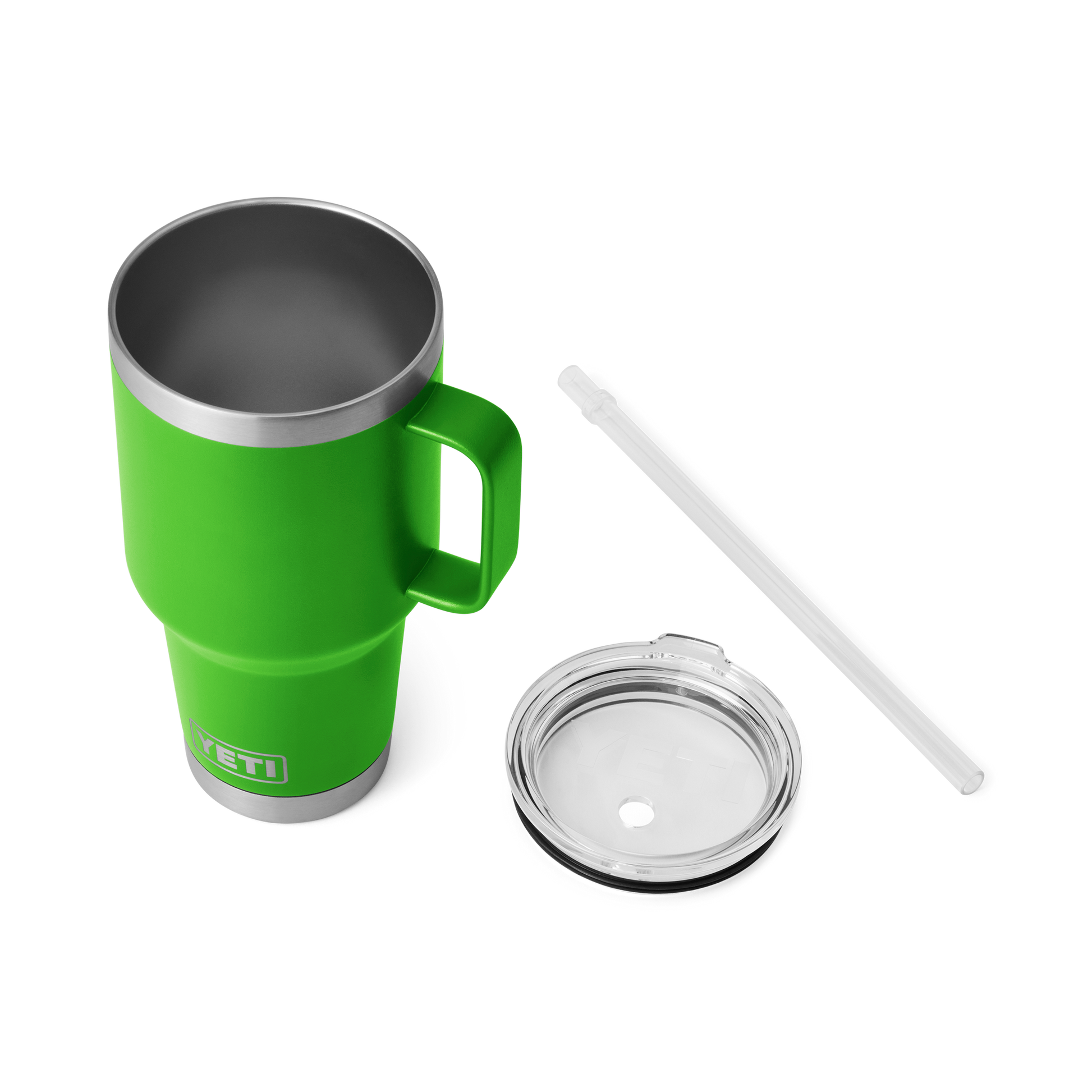 YETI Rambler® Tazza Da 35 oz (994 ml) Con coperchio con cannuccia Canopy Green