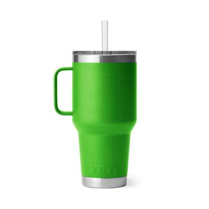 YETI Rambler® Tazza Da 35 oz (994 ml) Con coperchio con cannuccia Canopy Green