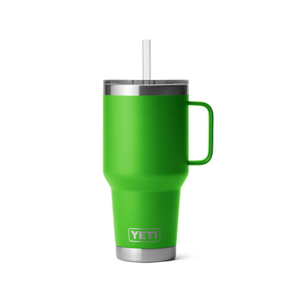 YETI Rambler® Tazza Da 35 oz (994 ml) Con coperchio con cannuccia Canopy Green