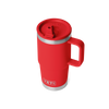 YETI Rambler® 20 oz (591 ml) Travel Straw Mug Rescue Red