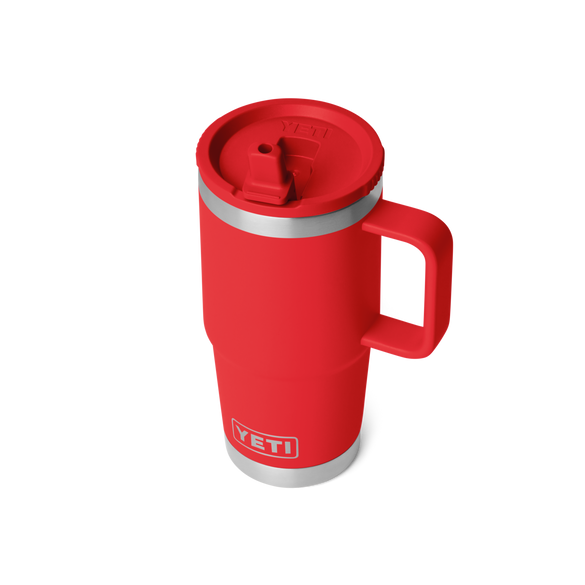 YETI Rambler® 20 oz (591 ml) Travel Straw Mug Rescue Red