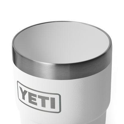 Tazza impilabile YETI Rambler® bianca da 8 oz (236 ml)