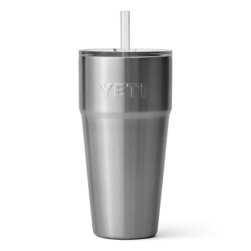 YETI Rambler® Tazza con cannuccia da 760 ml (26 once) Stainless Steel