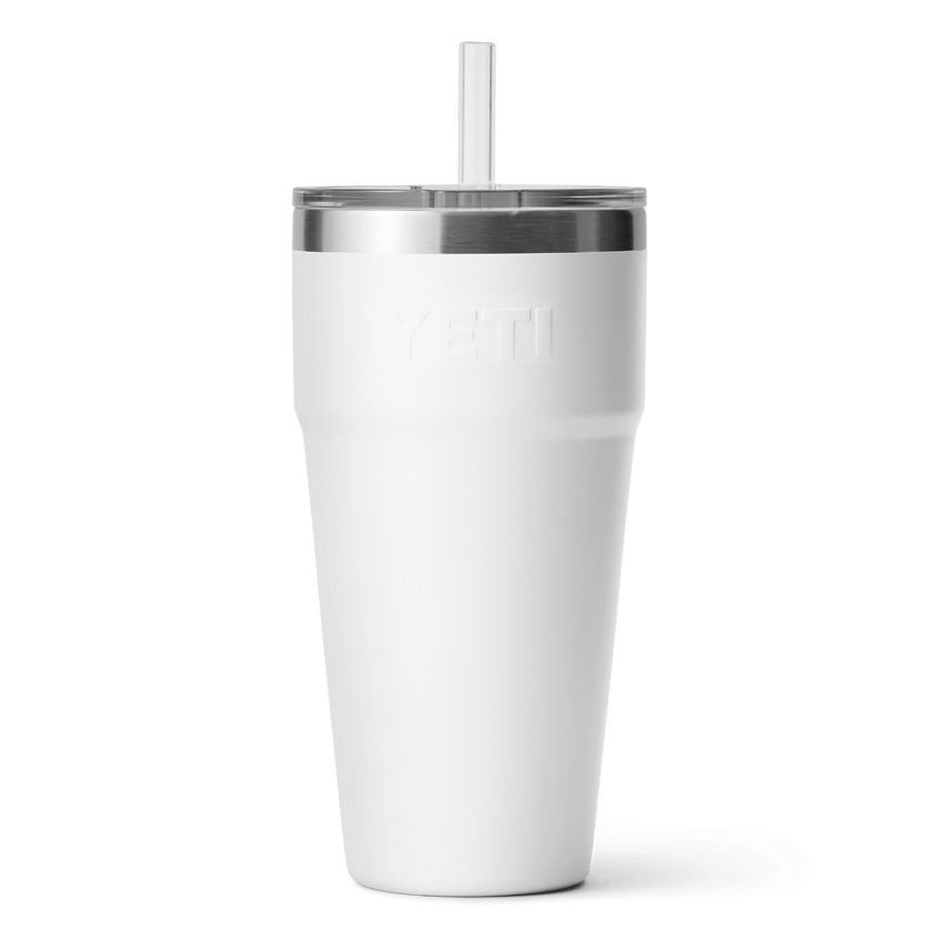 YETI Rambler® Tazza con cannuccia da 760 ml (26 once) Bianco