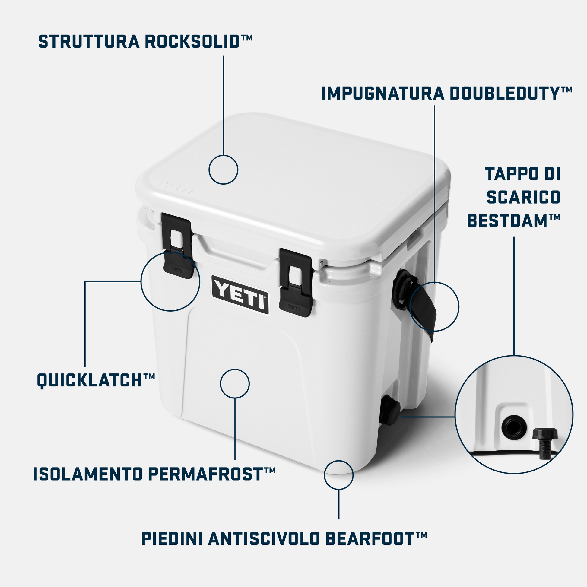 YETI Roadie® Ghiacciaia 24 Rescue Red 