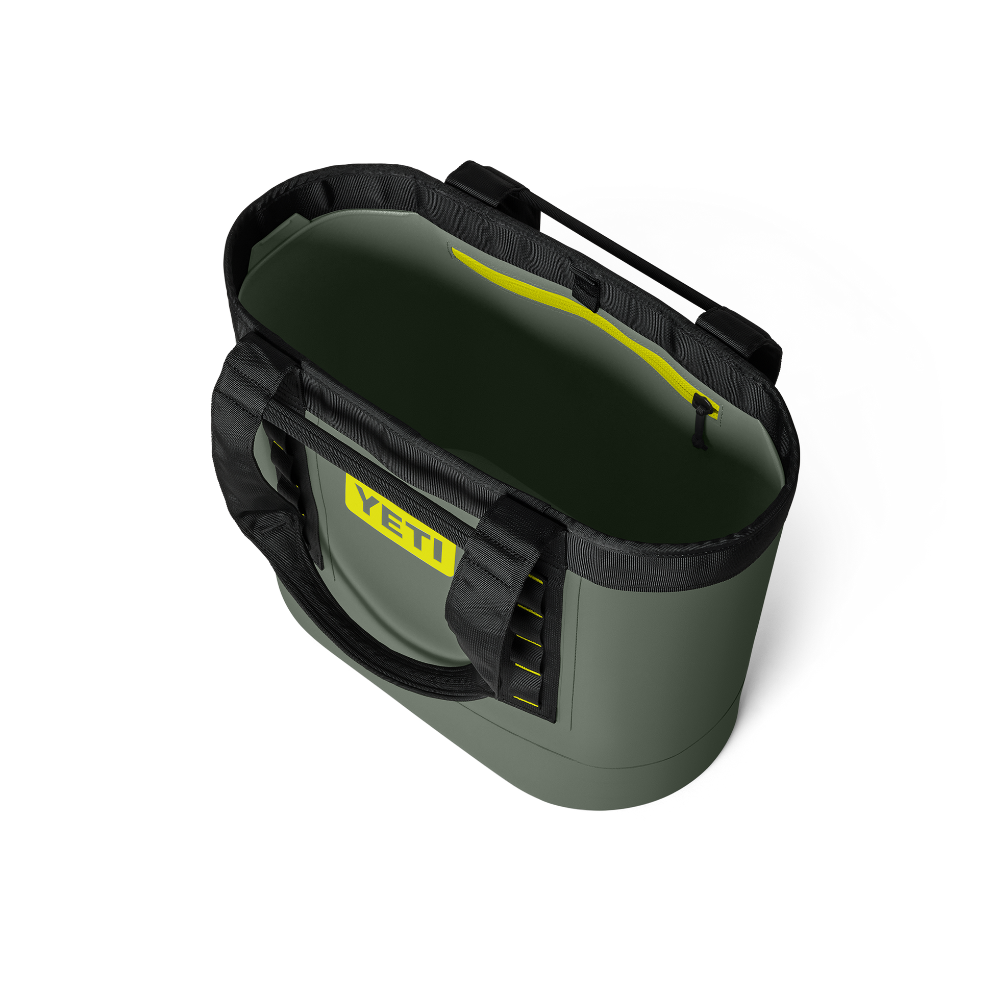 YETI Camino® 35 Carryall Tote Bag Camp Green / Firefly Yellow
