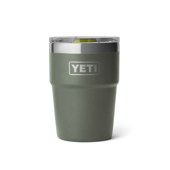 YETI Rambler® 16 oz (473 ml) Stackable Cup Camp Green / Firefly Yellow
