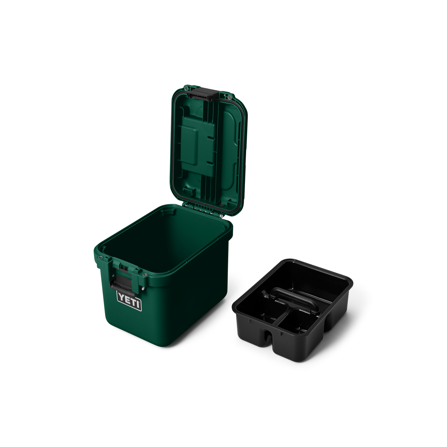 YETI Scatola Portaoggetti GoBox 15 Loadout® Black Forest Green