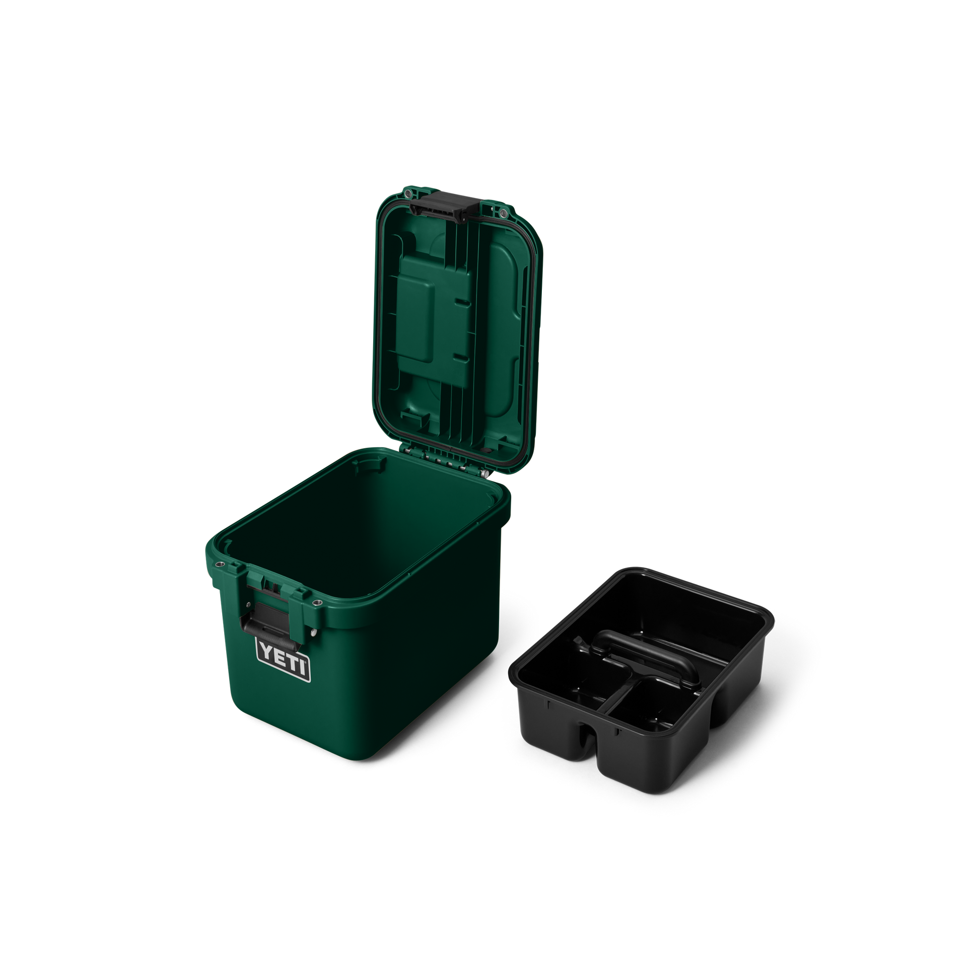 YETI Scatola Portaoggetti GoBox 15 Loadout® Black Forest Green