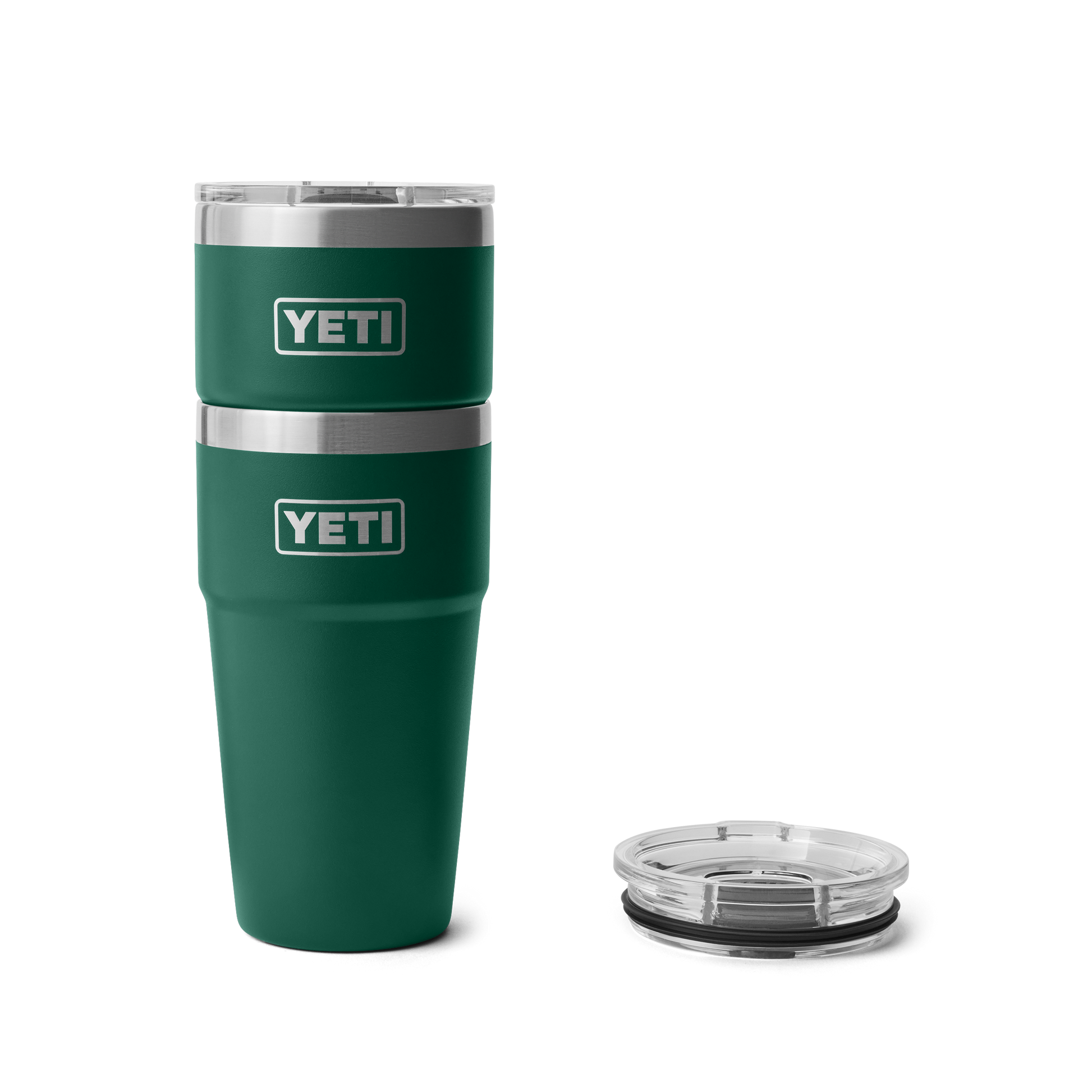 YETI Rambler® Tazza impilabile da 20 oz (591 ml) Black Forest Green