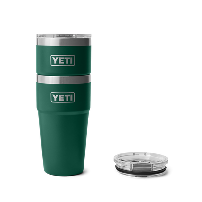 YETI Rambler® Tazza impilabile da 20 oz (591 ml) Black Forest Green