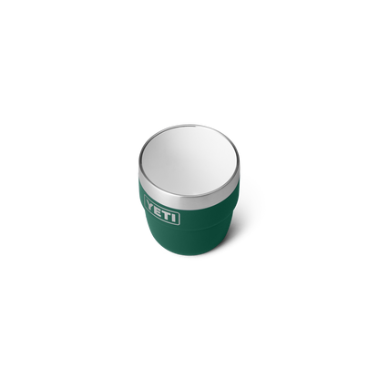 YETI Rambler® Tazza impilabile da 4 oz (118 ml) Black Forest Green