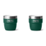 YETI Rambler® Tazza impilabile da 4 oz (118 ml) Black Forest Green