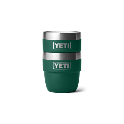 YETI Rambler® Tazza impilabile da 4 oz (118 ml) Black Forest Green