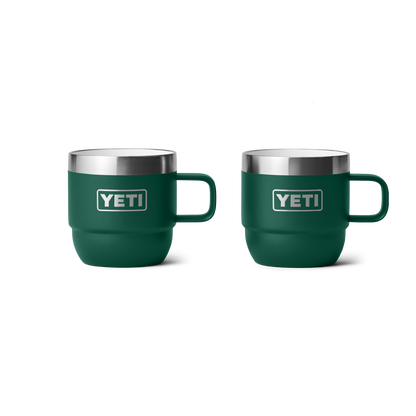 YETI Rambler® Tazza impilabile da 6 oz (177 ml) Black Forest Green