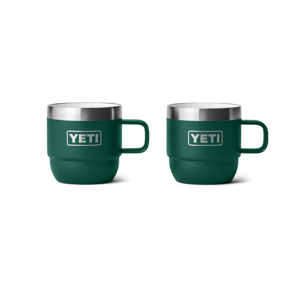 YETI Rambler® Tazza impilabile da 6 oz (177 ml) Black Forest Green