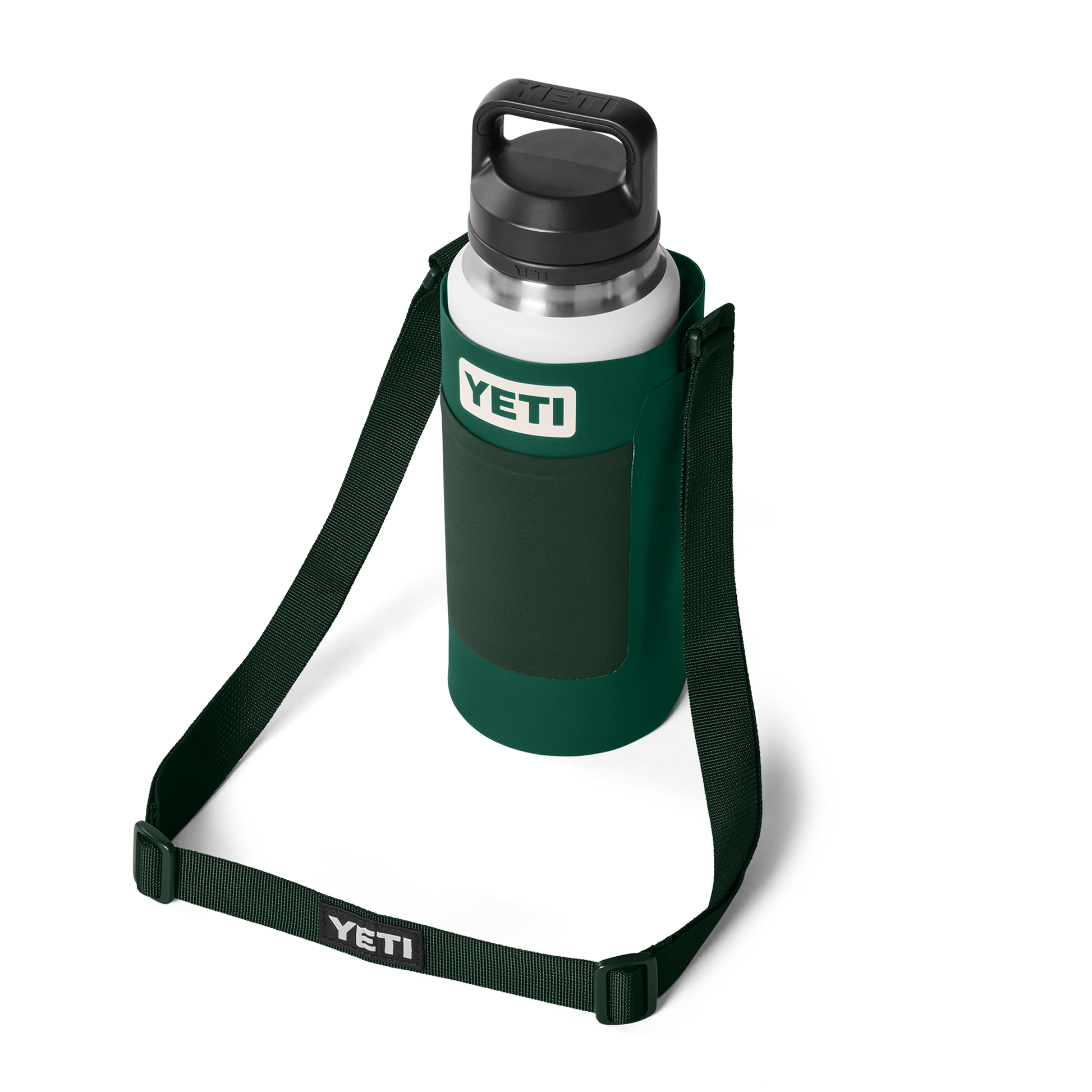 YETI Rambler® Bottle Sling Grande Black Forest Green