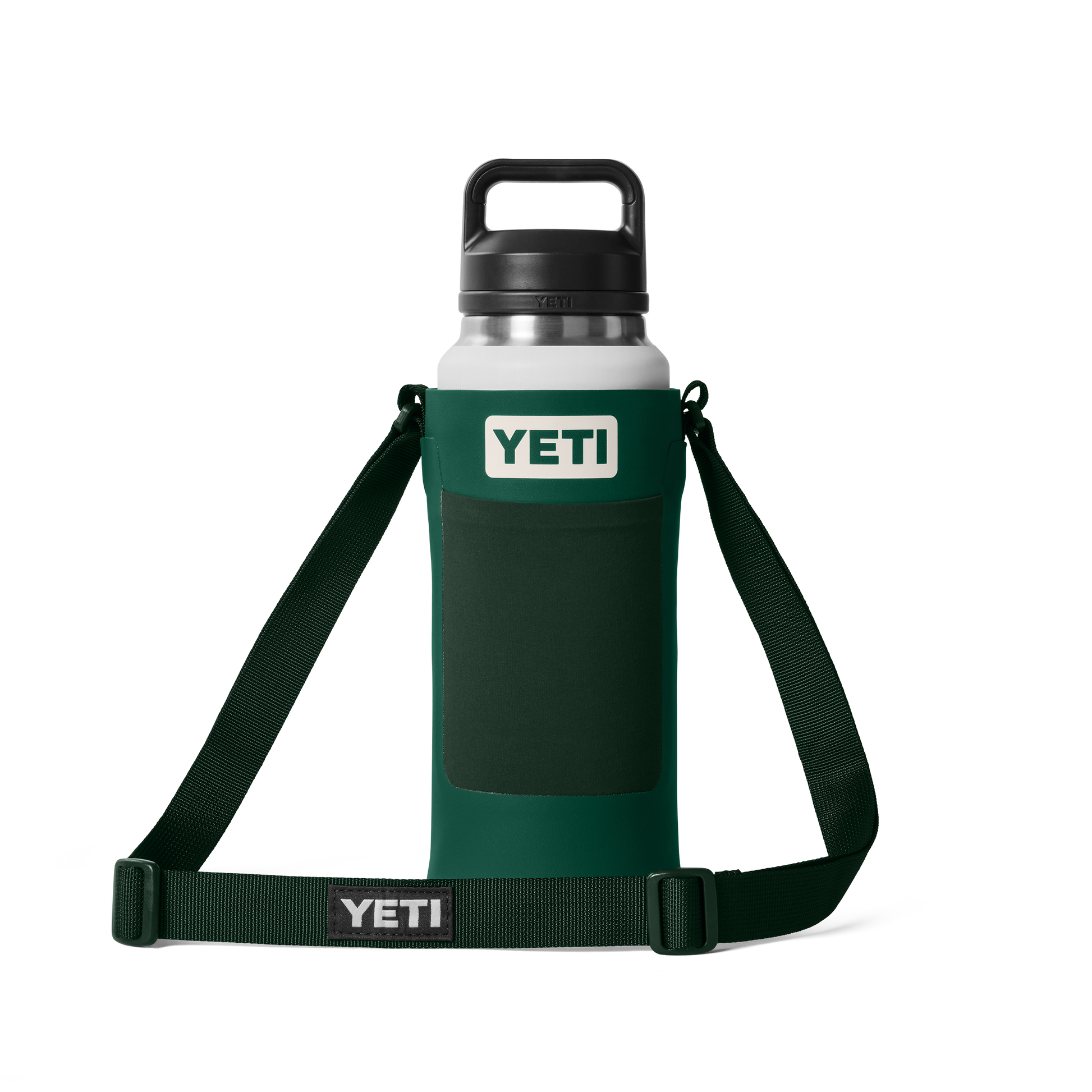 YETI Rambler® Bottle Sling Grande Black Forest Green