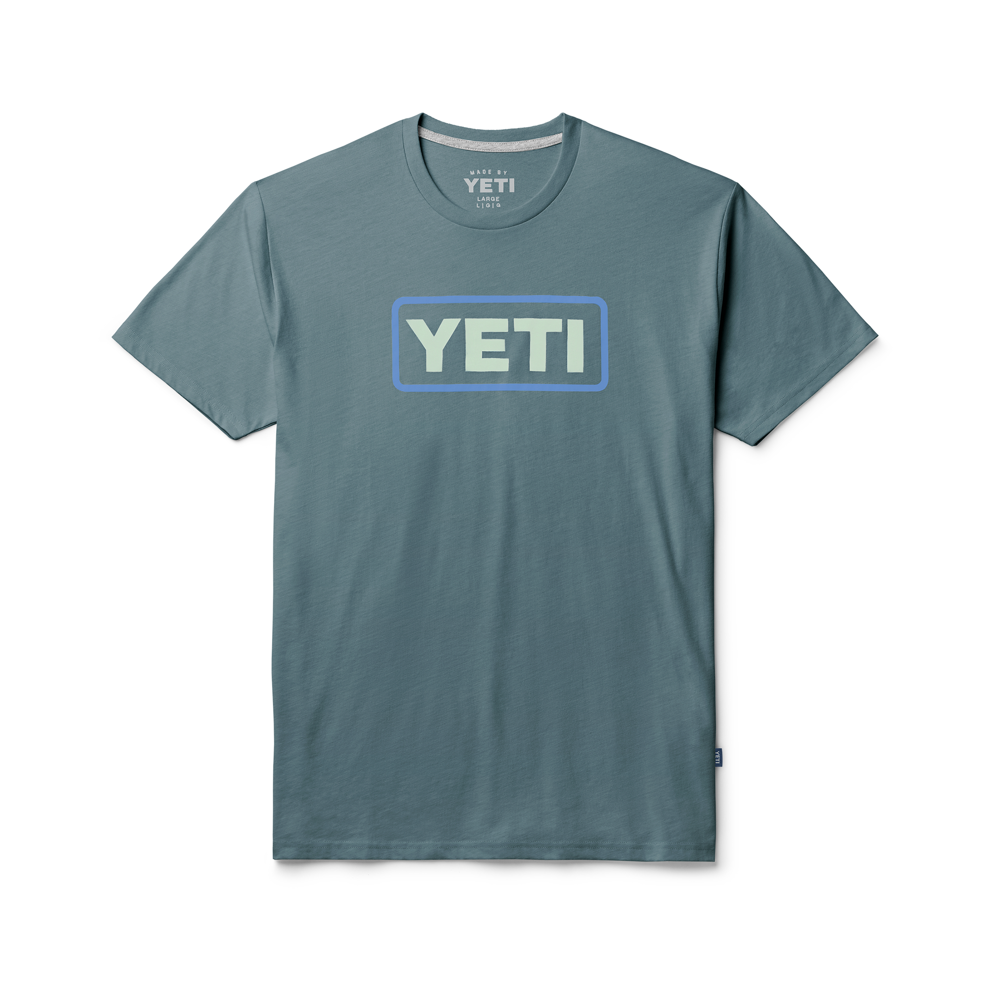 YETI T-shirt Premium a manica corta con logo Badge Indigo