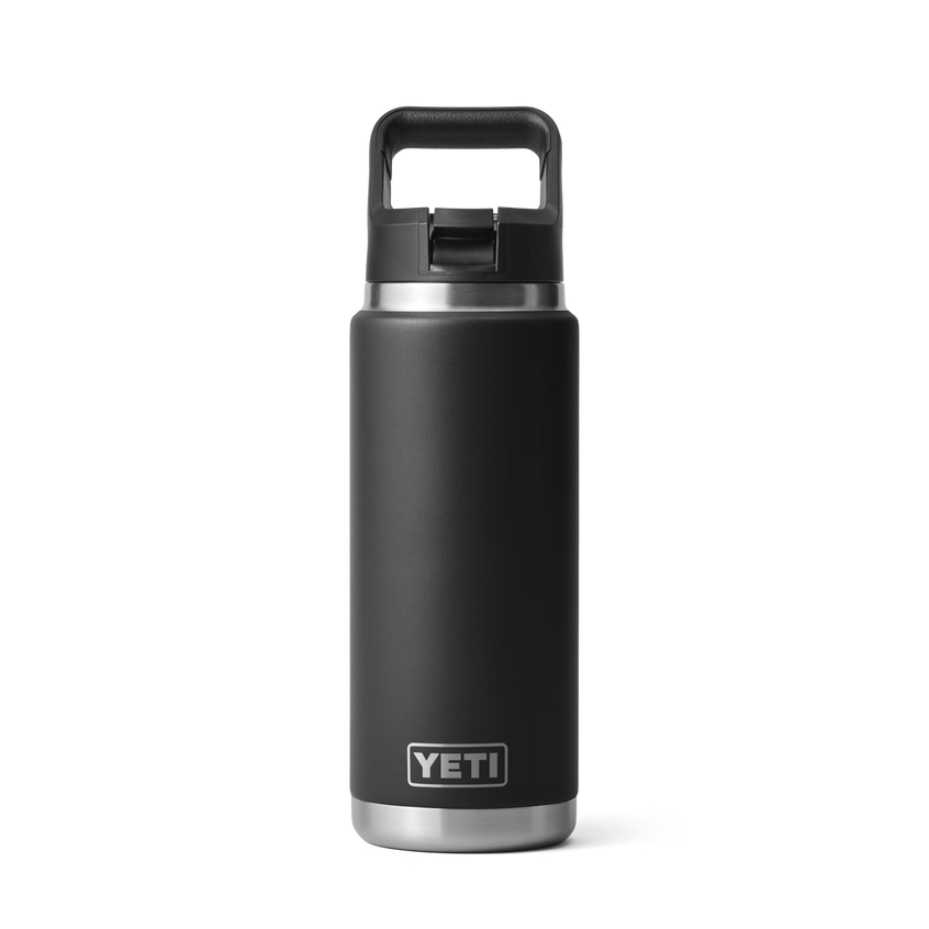 YETI Rambler® Borraccia da 26 oz (739 ml) con coperchio con cannuccia Nero