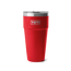 YETI Rambler® Tazza impilabile da 30 oz (887 ml) Rescue Red
