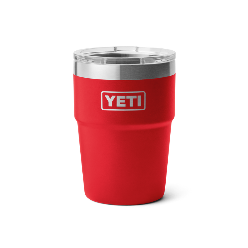 YETI Rambler® Tazza impilabile da 16 oz (475 ml) Rescue Red