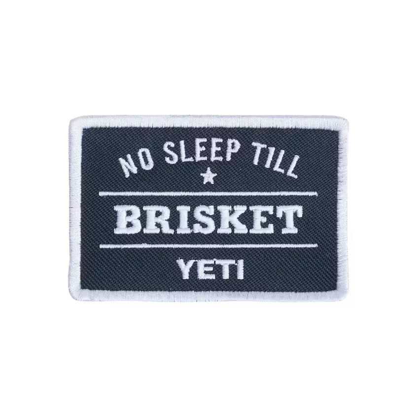 YETI No Sleep Till Brisket Patch Navy