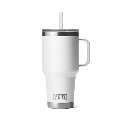 YETI Rambler® Tazza Da 35 oz (994 ml) Con coperchio con cannuccia Bianco