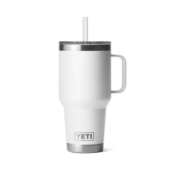 YETI Rambler® Tazza Da 35 oz (994 ml) Con coperchio con cannuccia Bianco