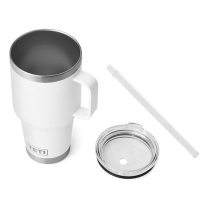 YETI Rambler® Tazza Da 35 oz (994 ml) Con coperchio con cannuccia Bianco