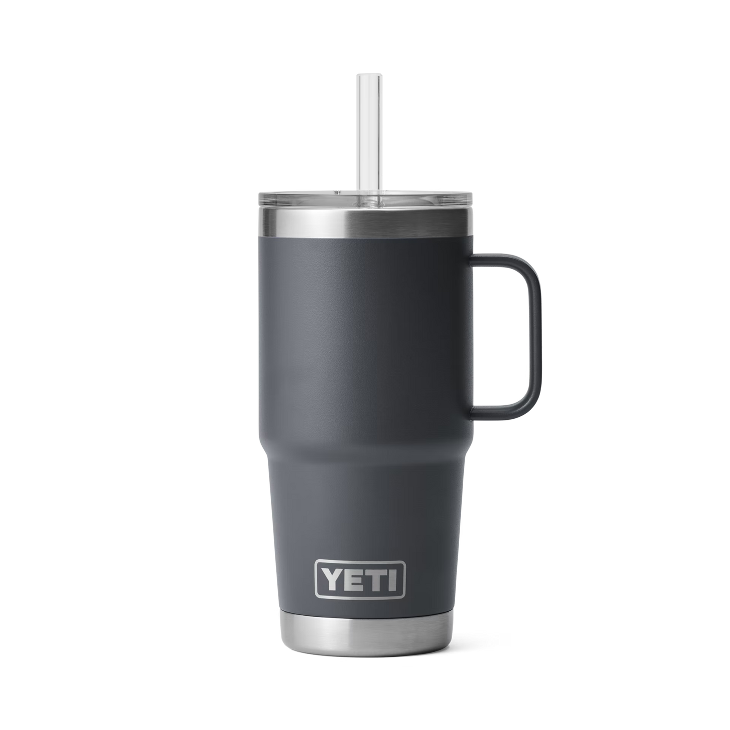 YETI Rambler® Tazza Da 25 oz (710 ml) Con coperchio con cannuccia Charcoal