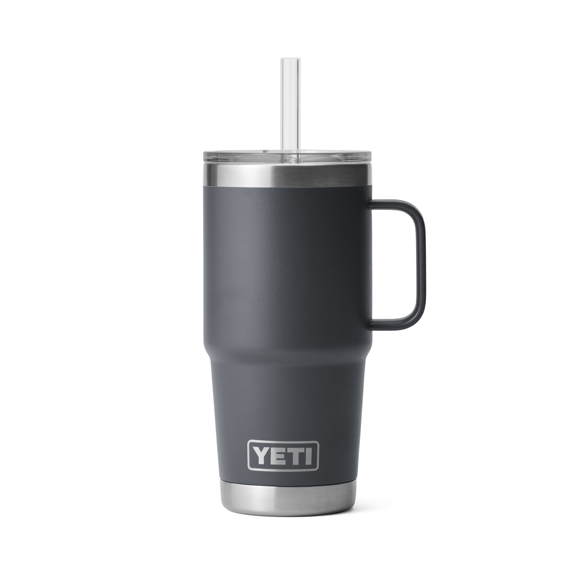 YETI Rambler® Tazza Da 25 oz (710 ml) Con coperchio con cannuccia Charcoal