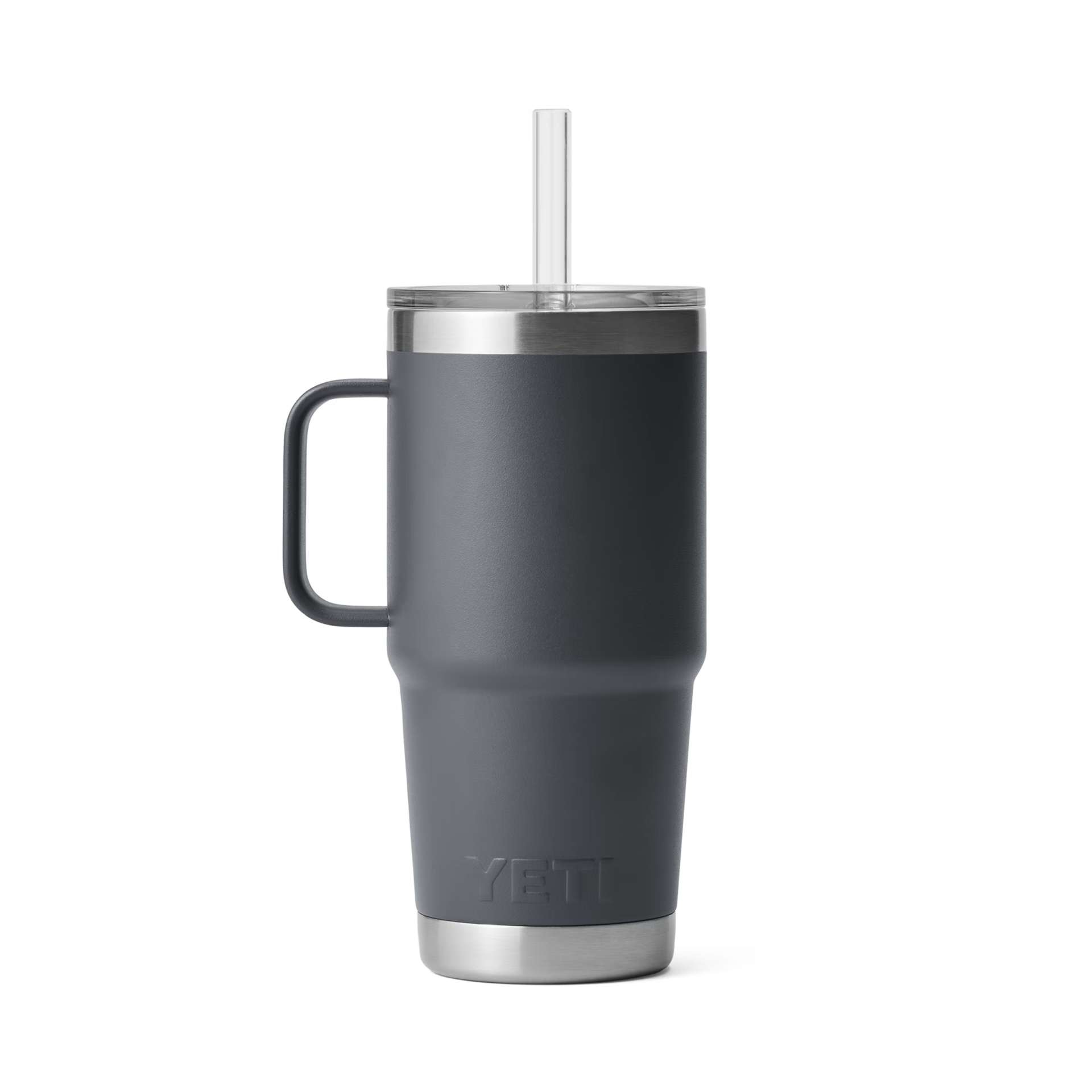 YETI Rambler® Tazza Da 25 oz (710 ml) Con coperchio con cannuccia Charcoal