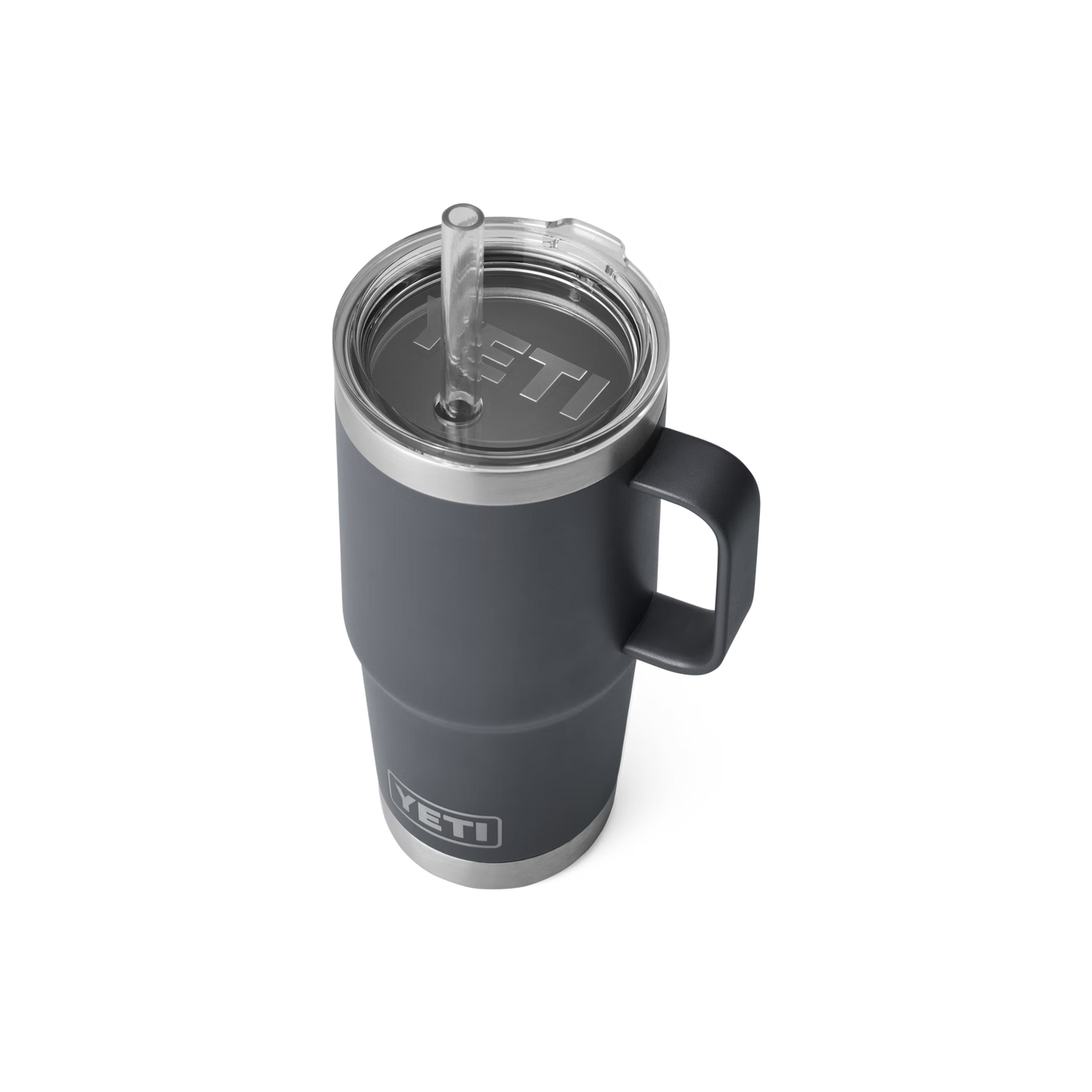 YETI Rambler® Tazza Da 25 oz (710 ml) Con coperchio con cannuccia Charcoal