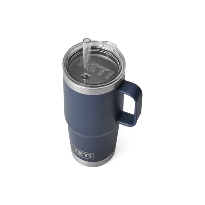 YETI Rambler® Tazza Da 25 oz (710 ml) Con coperchio con cannuccia Navy