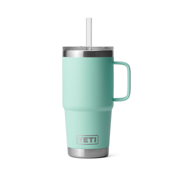 YETI Rambler® Tazza Da 25 oz (710 ml) Con coperchio con cannuccia Sea Foam