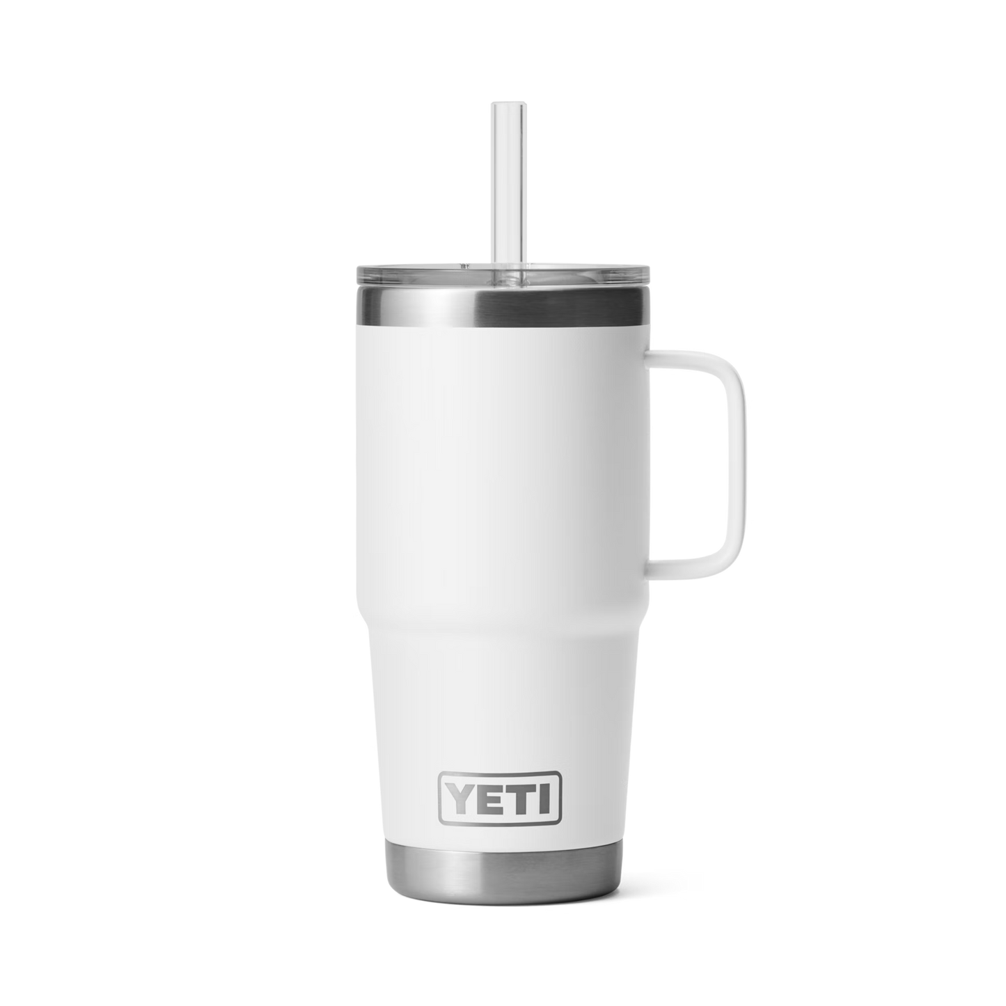 YETI Rambler® Tazza Da 25 oz (710 ml) Con coperchio con cannuccia Bianco