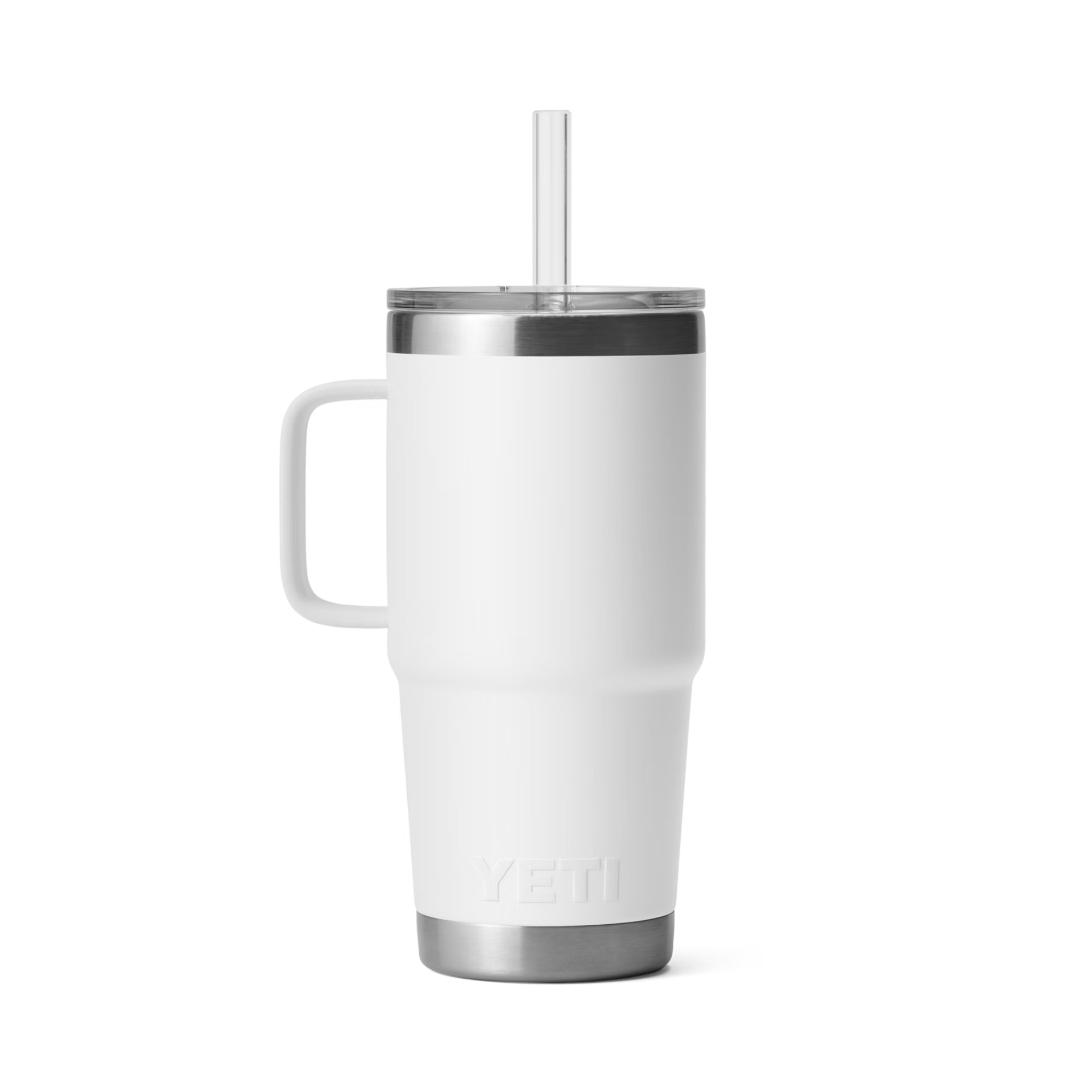 YETI Rambler® Tazza Da 25 oz (710 ml) Con coperchio con cannuccia Bianco