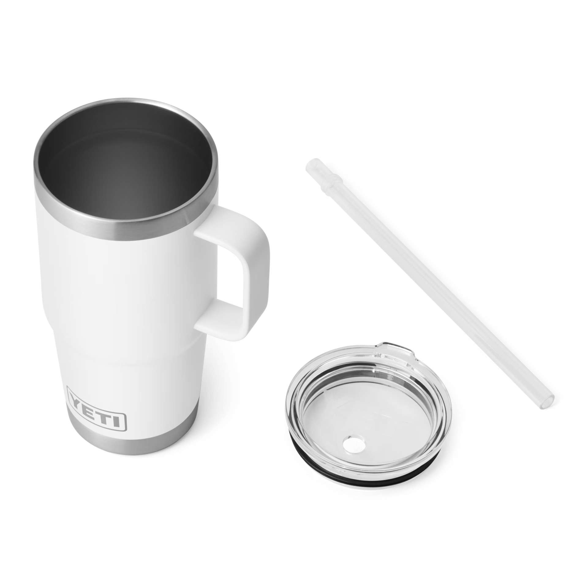 YETI Rambler® Tazza Da 25 oz (710 ml) Con coperchio con cannuccia Bianco