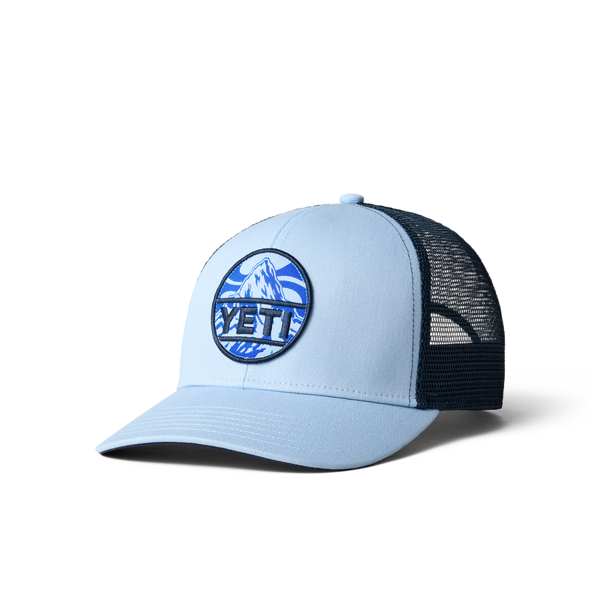 YETI Cappello Mountain Badge Trucker Light Blue