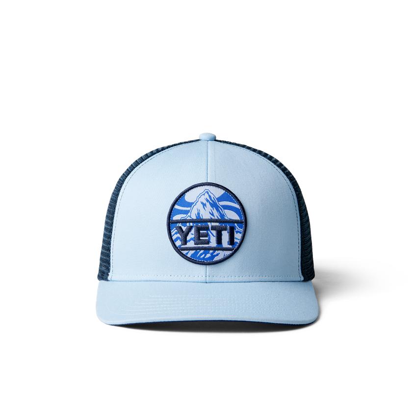 YETI Cappello Mountain Badge Trucker Light Blue