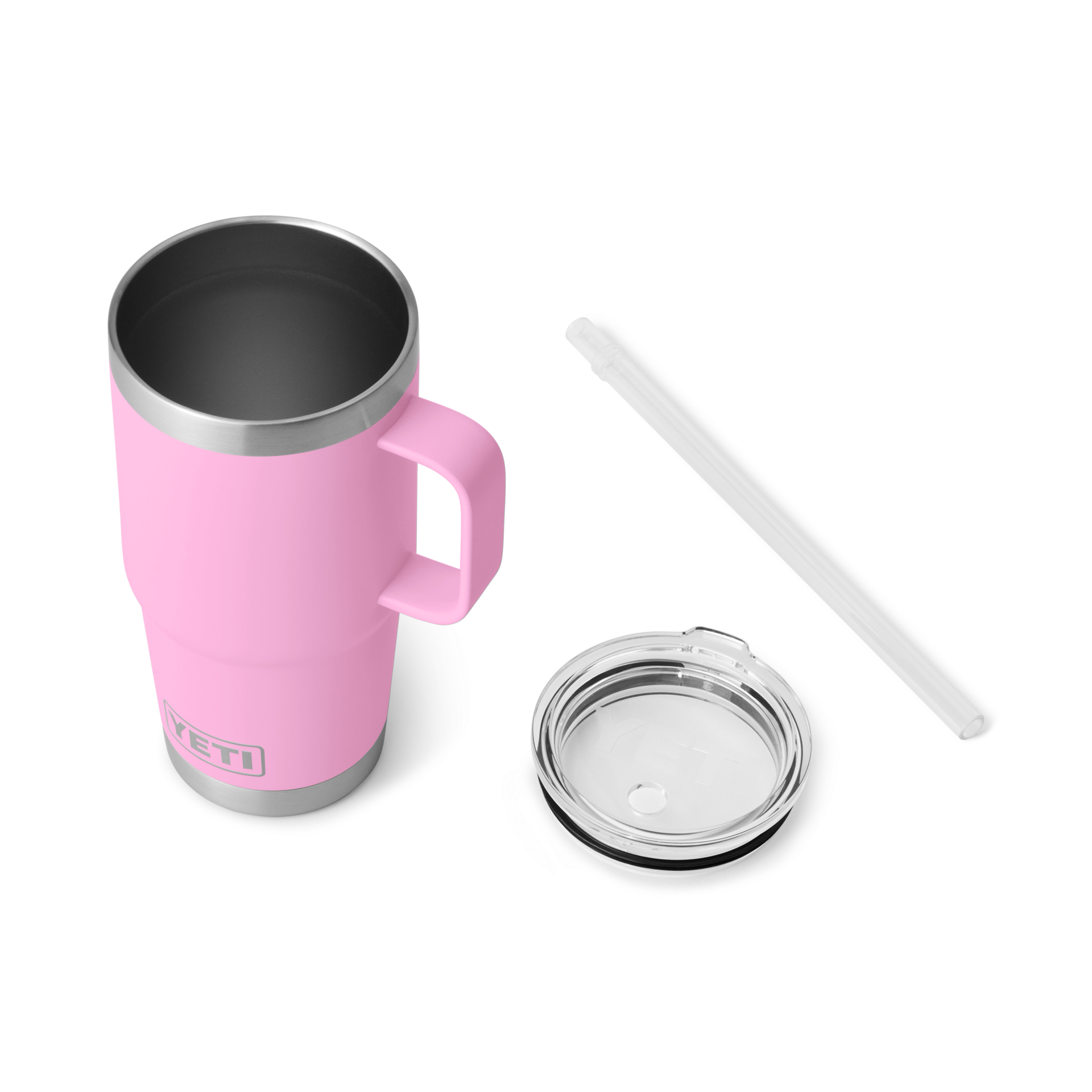 YETI Rambler® Tazza Da 25 oz (710 ml) Con coperchio con cannuccia Power Pink