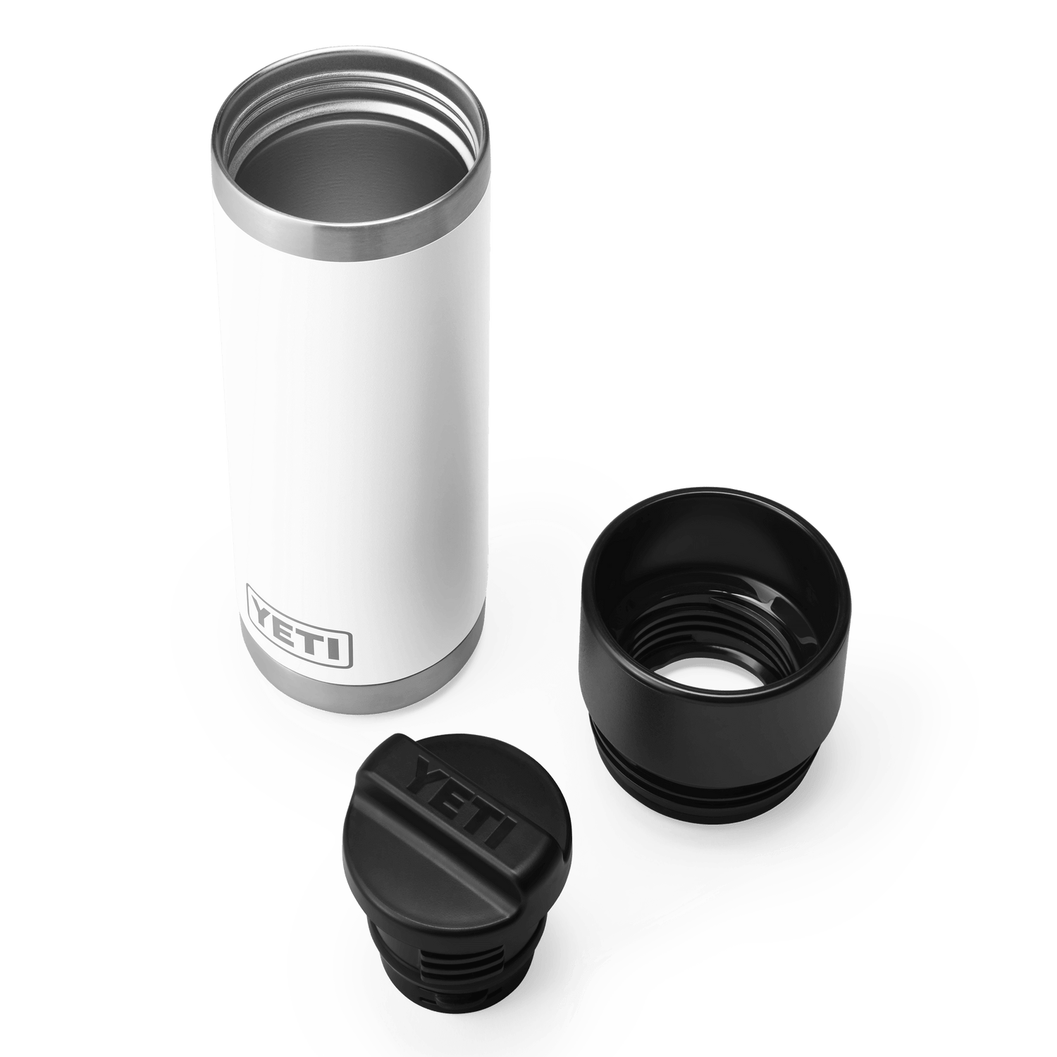 YETI Rambler® Borraccia da 18 oz (532 ml) con tappo HotShot Bianco