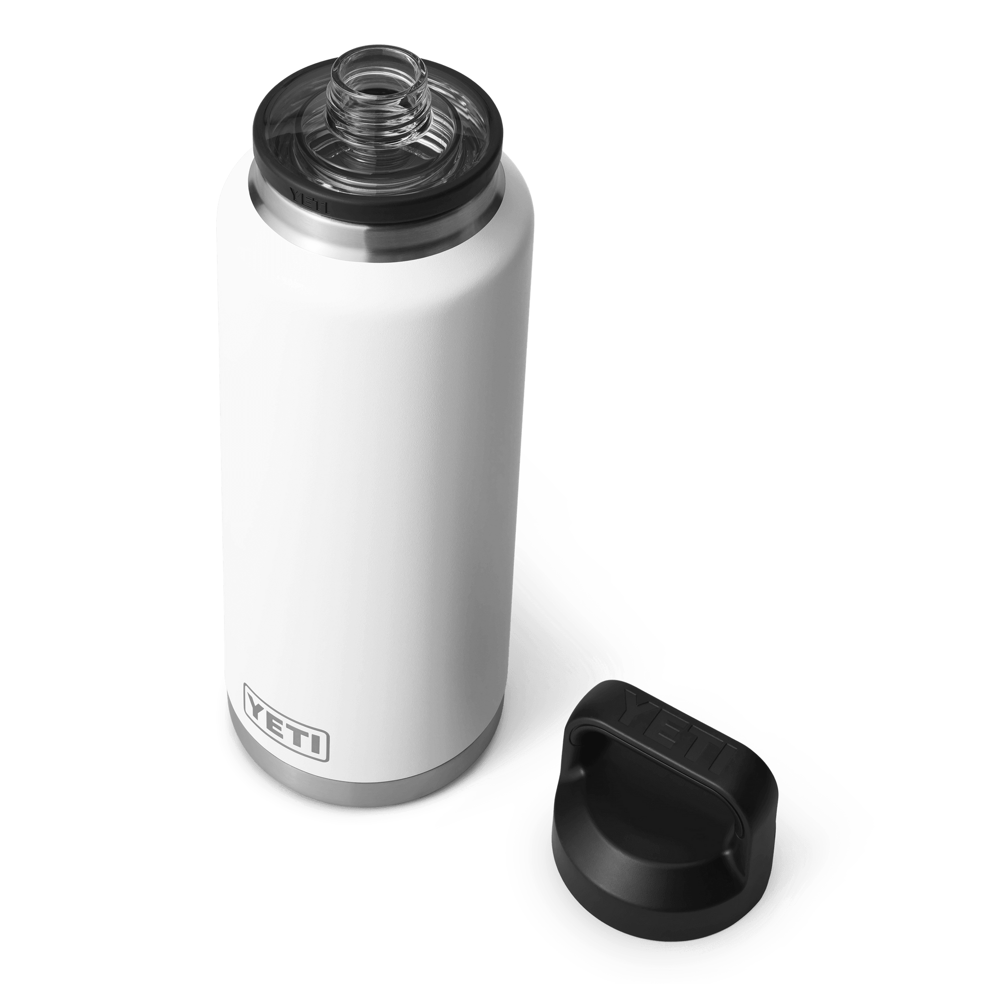 YETI Rambler® Borraccia da 46 oz (1,4 L) con tappo Chug Bianco