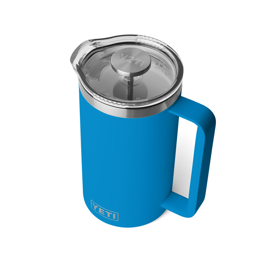 YETI Rambler® French Press da 34 oz (1 L) Big Wave Blue