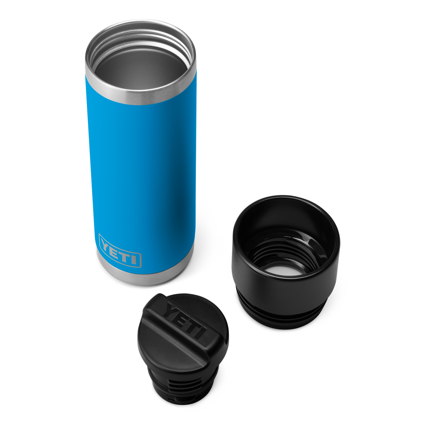 YETI Rambler® Borraccia da 18 oz (532 ml) con tappo HotShot Big Wave Blue