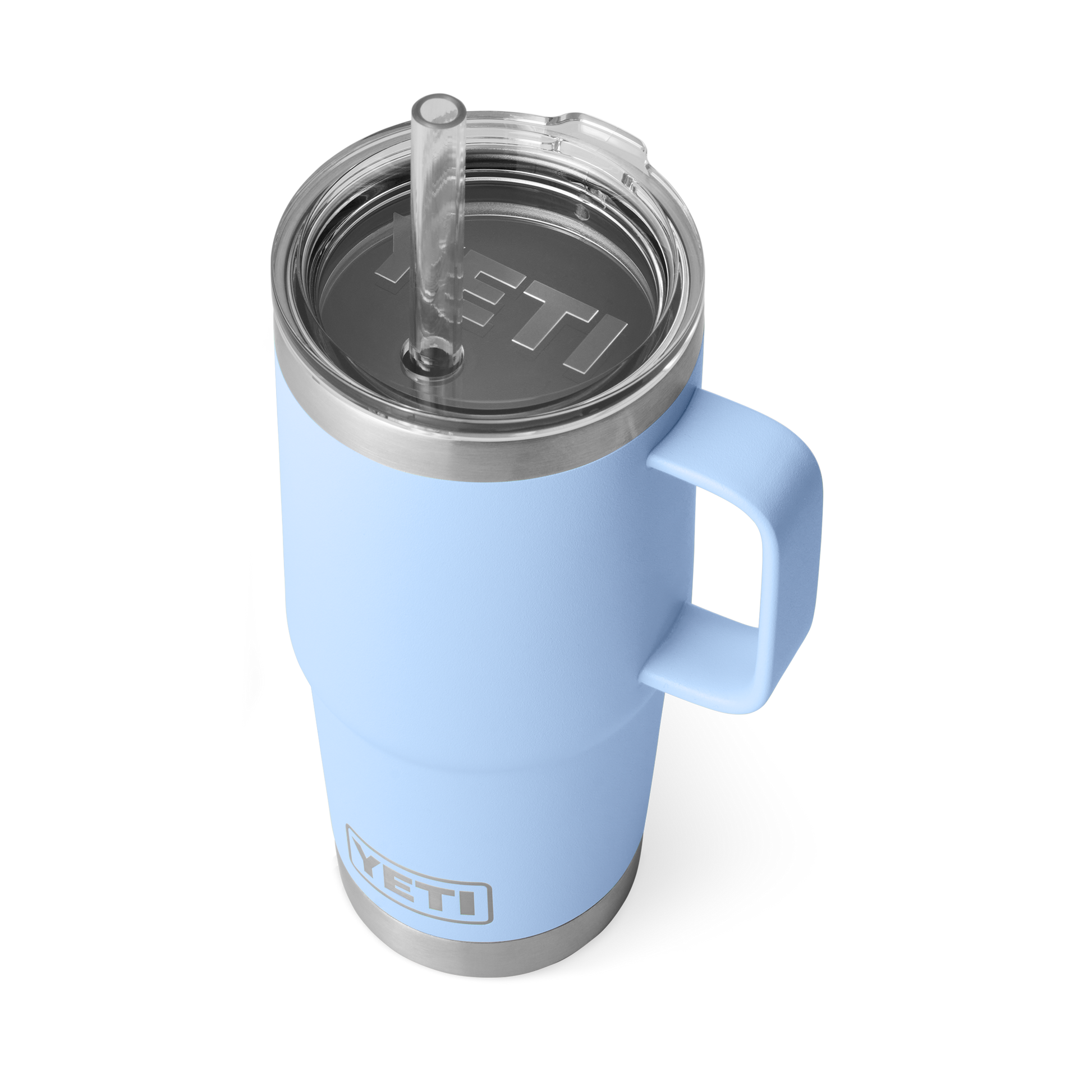 YETI Rambler® Tazza Da 25 oz (710 ml) Con coperchio con cannuccia Big Sky Blue