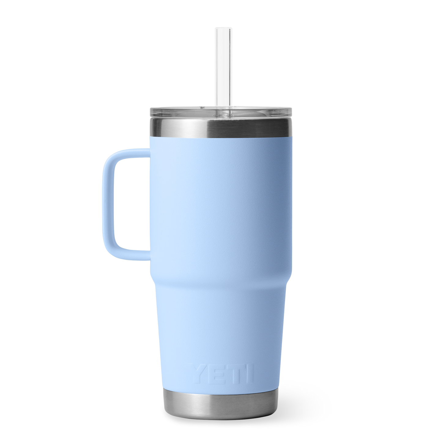 YETI Rambler® Tazza Da 25 oz (710 ml) Con coperchio con cannuccia Big Sky Blue